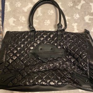 Steve Madden puff tote hand bag large size
